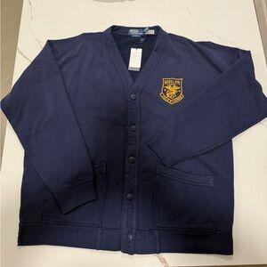 Polo by Ralph Lauren Navy Cardigan Sweatshirt